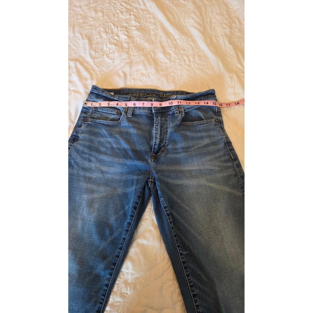 American Eagle Outfitters Men's Slim Fit Blue Wash Jeans Size 32x32 - Picture 4 of 12
